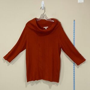 Beautiful Orange Sweater By DressBarn. Size 2X.